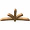Ekena Millwork Davenport Rough Sawn Timber Gable Bracket, Western Red Cedar, 84"W x 42"H x 6"D x 6"F, 12/12 Pitch GBW084X42X0606DAV00RWR - alternate 4